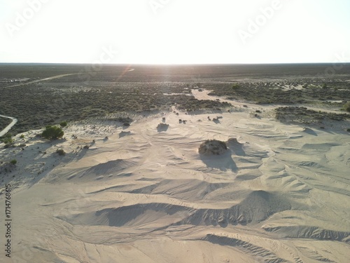 Fotografie mungo national park, aerial