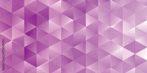 banner template with low poly design 