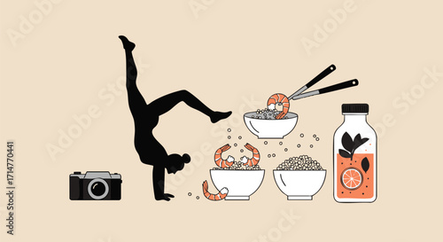 Balance in Lifestyle Yoga, Photography, and Healthy Eating