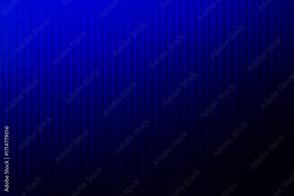 Obraz premium Deep blue glass effect abstract gradient background with smooth vertical light streaks, modern digital glossy texture, elegant futuristic design wallpaper