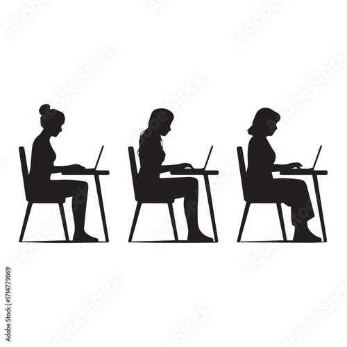 Work from Home Vector Illustration