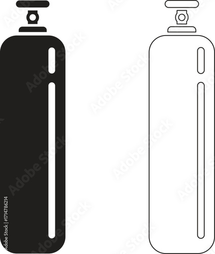gas cylinder tank vector illustration