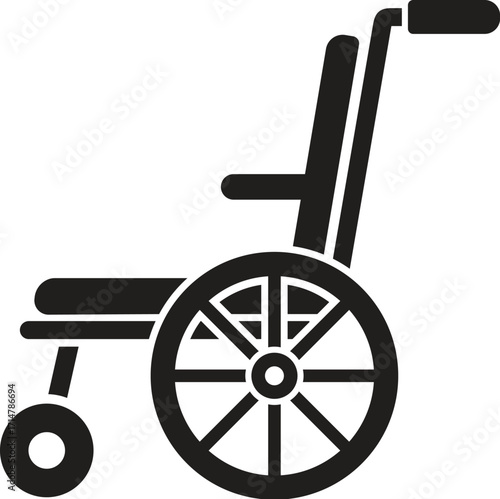 wheelchair vector illustration