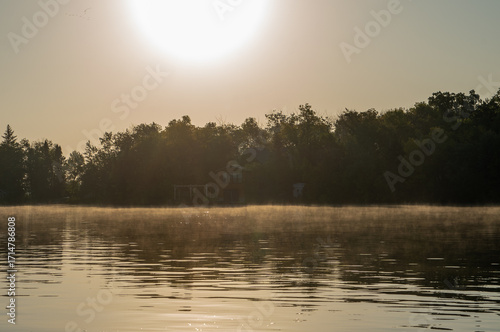 sunrise on the lake