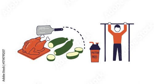Healthy Lifestyle Balanced Diet & Fitness Plan