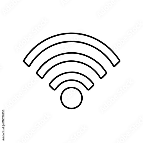 Wifi signal strength indicator