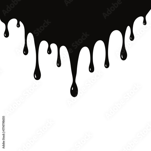 dripping liquid effect vector