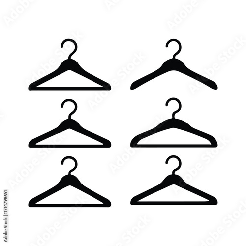 Clothes Hanger Icon Set