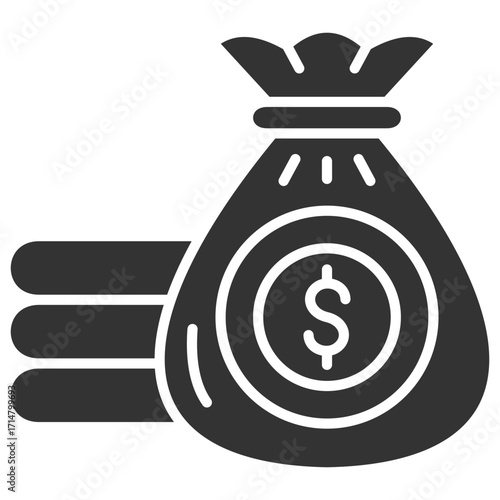 Finance Glyph Icon
