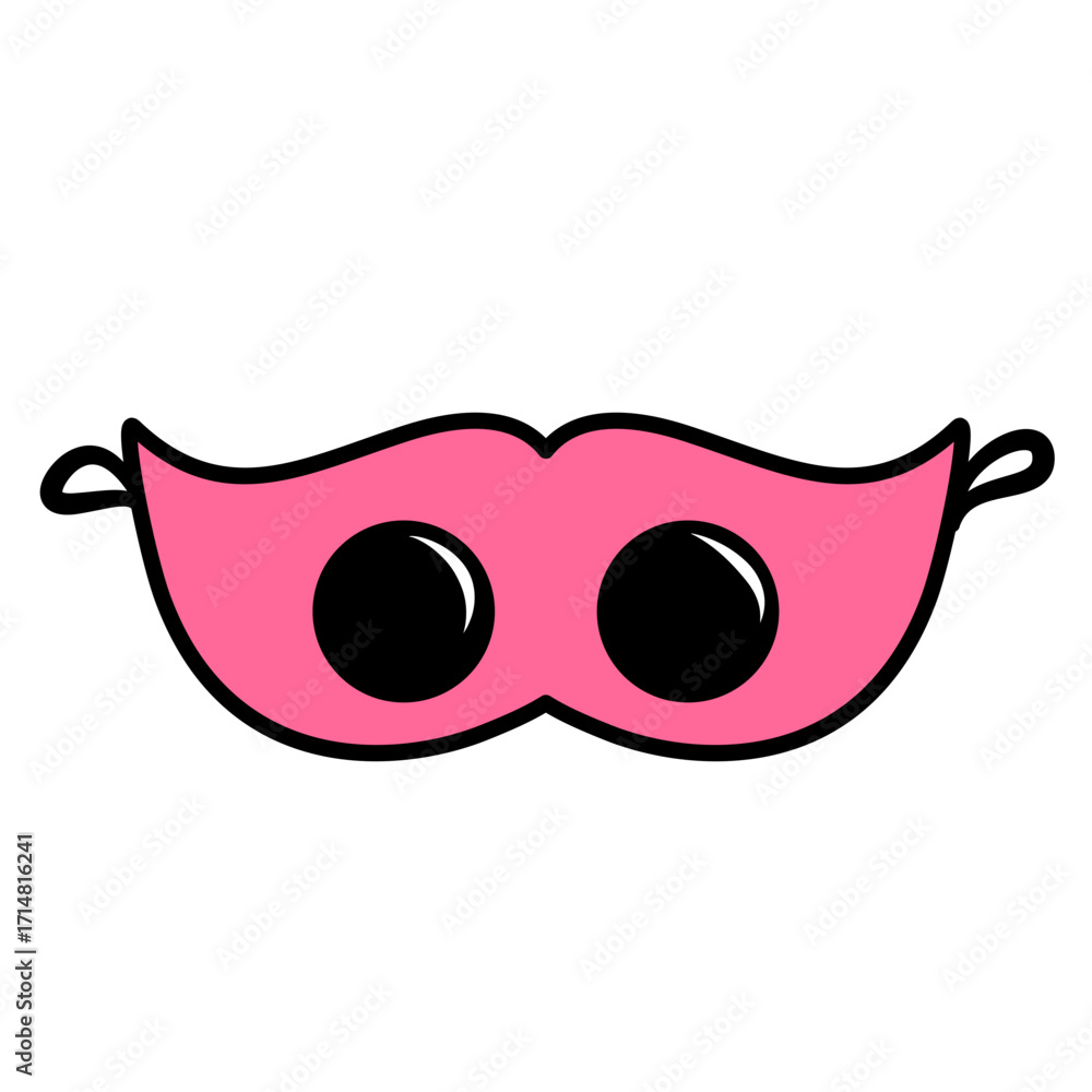 Fototapeta premium Superhero Cartoon Mask