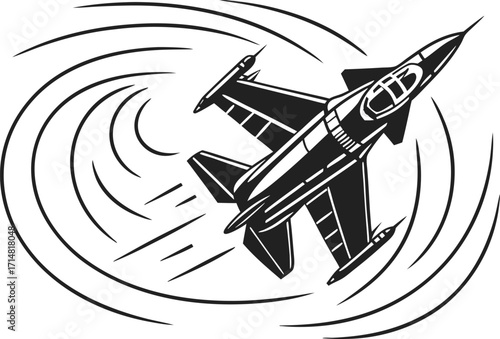  jet fighter aircraft with sonic boom