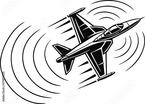  jet fighter aircraft with sonic boom
