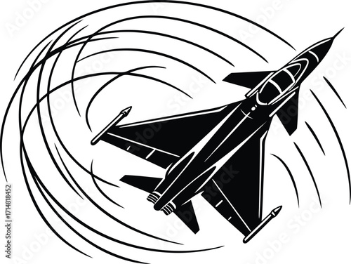  jet fighter aircraft with sonic boom