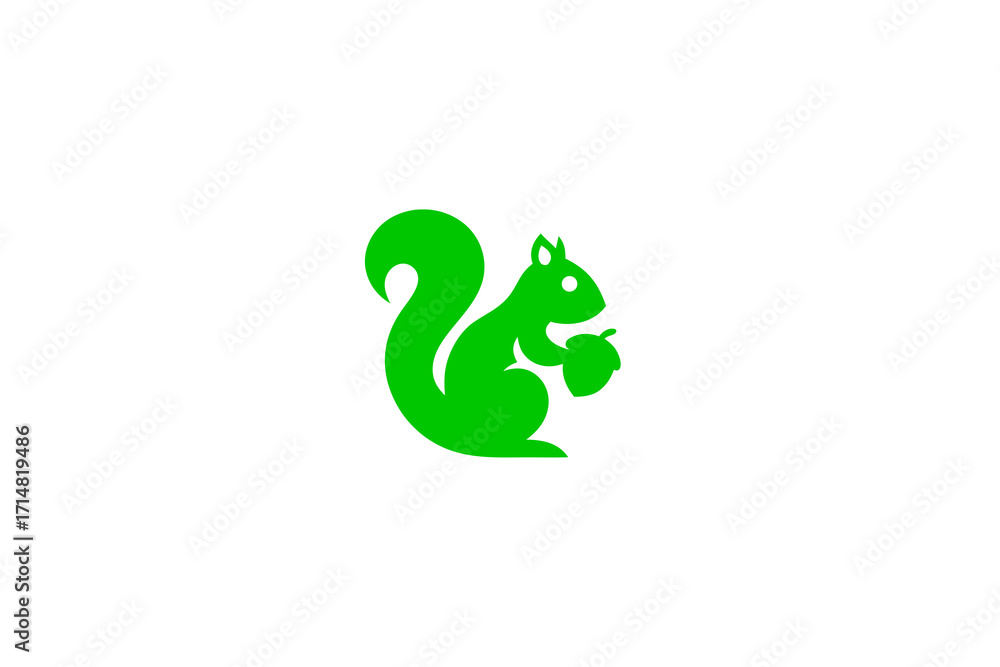 Fototapeta premium vector illustration of a green leaf