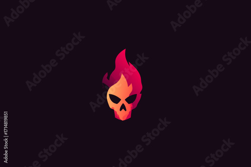 vector illustration of a burning flame