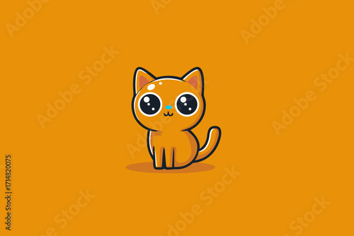vector illustration of a cat