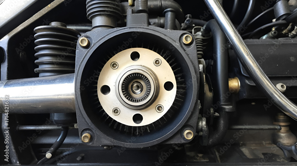Fototapeta premium cleaned the throttle plate