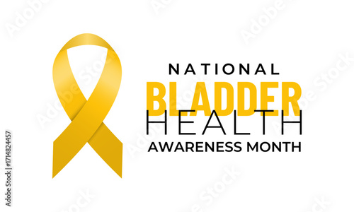 National Bladder Health Awareness Month, observed every November, raises awareness about bladder conditions, promotes early diagnosis, encourages healthy habits. Banner poster, social media background