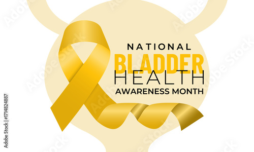 National Bladder Health Awareness Month, observed every November, raises awareness about bladder conditions, promotes early diagnosis, encourages healthy habits. Banner poster, social media background