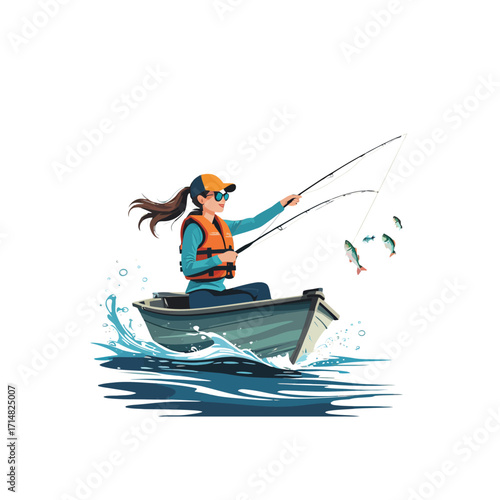 Woman Fly Fishing | Outdoor Angler & Recreation
