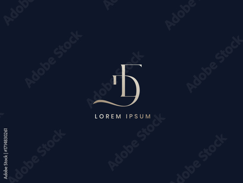 ED letter luxury monogram logo design, ed lettermark, DE business brand logo