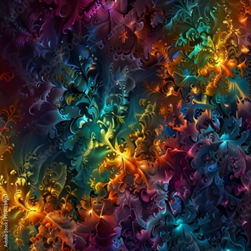 abstract fractal background