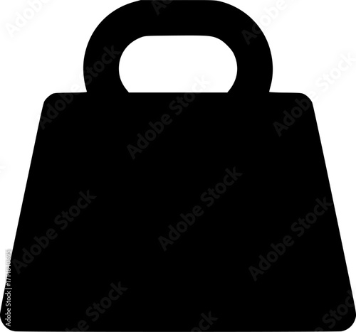black weight icon,simple background, high quality, high detail