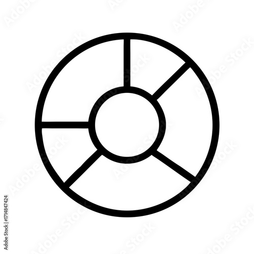 vector illustration of a fan turbine