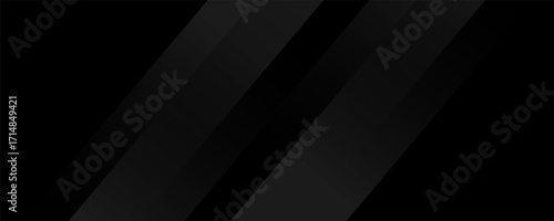 Dark deep black dynamic abstract vector background with diagonal lines. Modern creative halftone premium gradient.