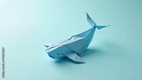 Blue Whale Origami