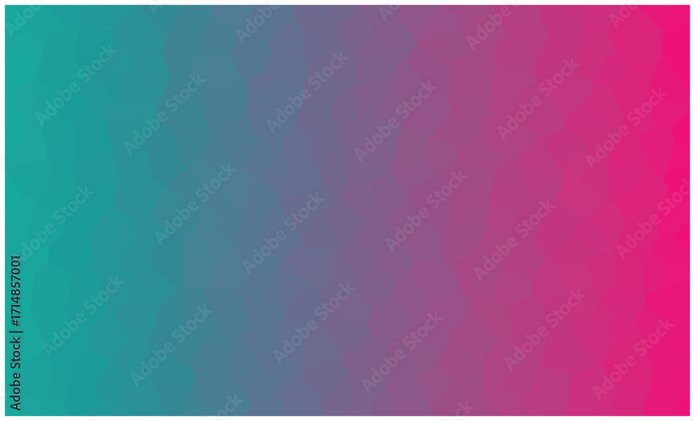 Fototapeta premium Teal to Magenta Geometric Gradient Polygonal Background Texture abstract