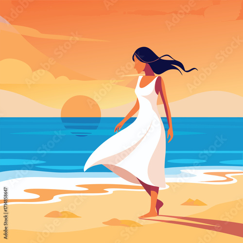 Sunset Beach Walk