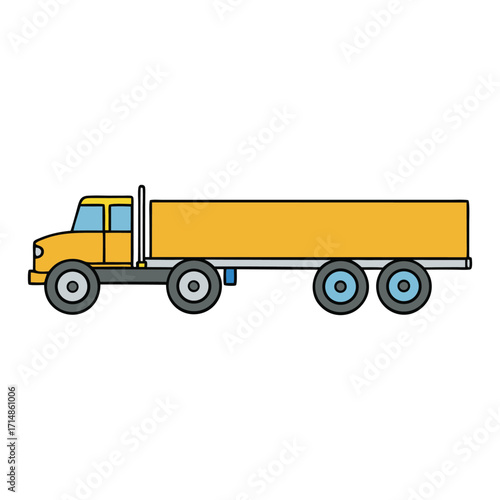 A heavy-duty truck wheel and trailer setup, built for long hauls, rugged roads, and carrying massive loads with strength, durability, and reliability.

