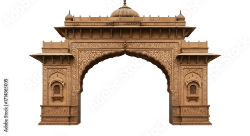 Ornate stone archway
