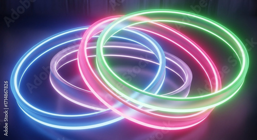 Light Motion Render Colorful Abstract Background 3d Object Effect Design Digital Graphic Art Pattern