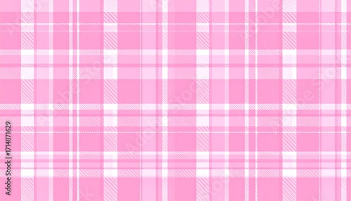 Pink plaid pattern