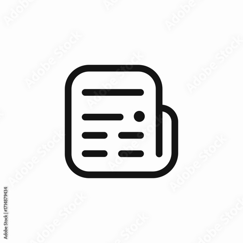 folded document file icon sign vector
