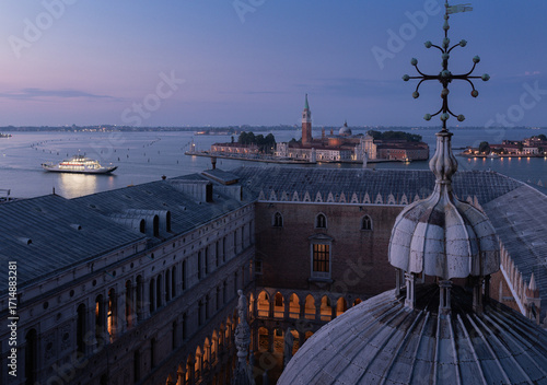 Wallpaper Mural Abbazia di San Giorgio Maggiore, Venice. Top morning view Torontodigital.ca