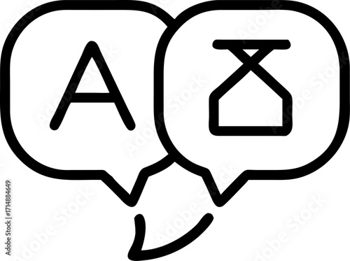 terminology language icon