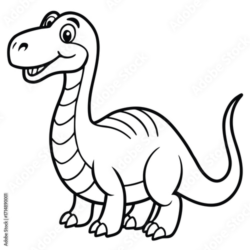 Cute cartoon dinosaur animal illustration pack featuring various prehistoric creatures in vibrant colors