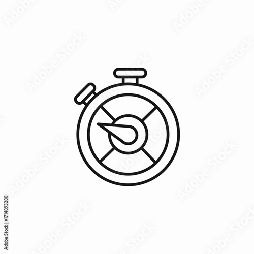 performance testing speed icon sign vector
