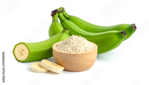 Green bananas and powder (1)