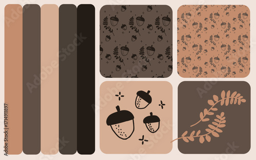 Fall Acorn_Design Elements