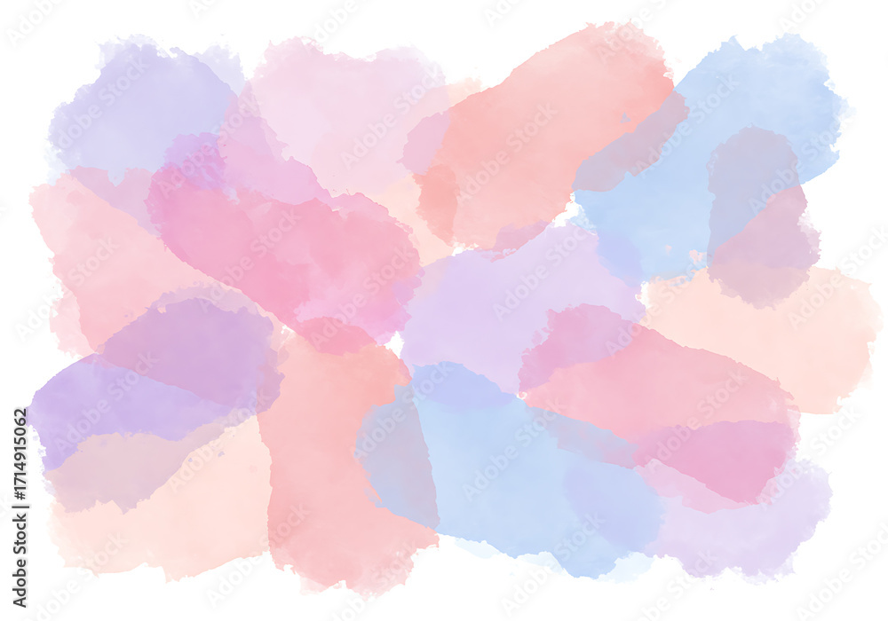 Obraz premium Abstract watercolor splash background with pastel color palette for creative design and art projects