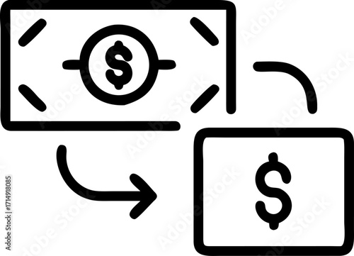 money transfer icon
