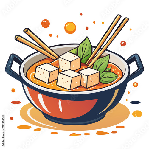 Delicious Tofu in Aromatic Curry