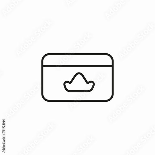 card with crown icon sign vector