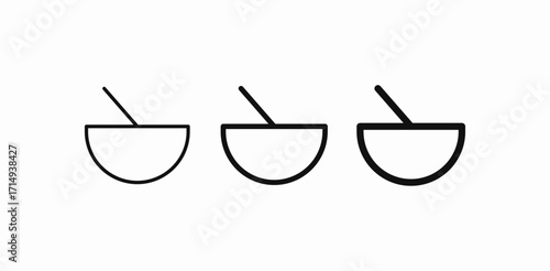 mortar and pestle icon sign vector