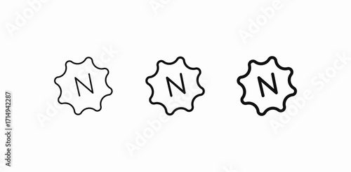 new product badge icon sign vector