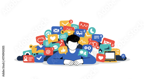 Overwhelmed by notifications: managing digital communication in modern life